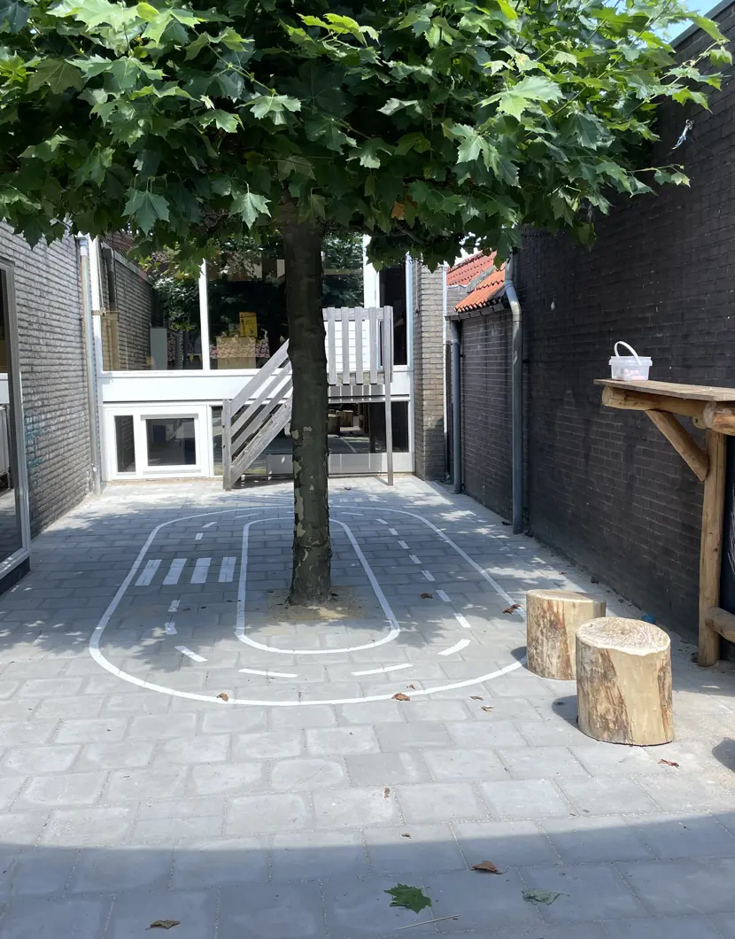 Tuin kinderopvang CompaNanny Hilvertsweg